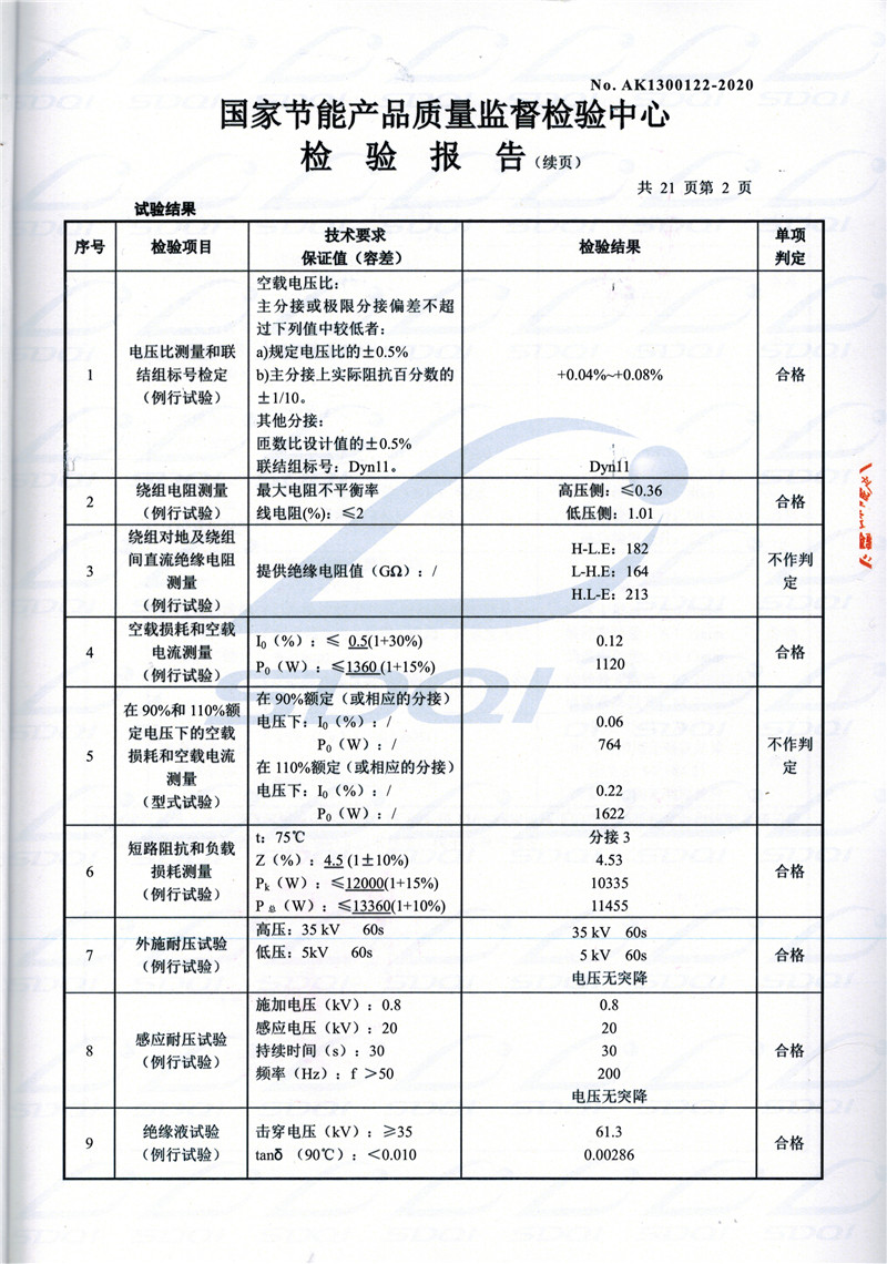 高低压试验报告-S11-1250彭水彭水彭水油浸式变压器-2.jpg